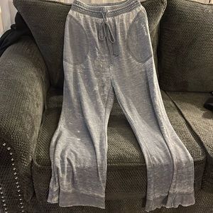 Free people wide legged pants